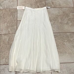 MARELLA Elegant White A-Line Skirt